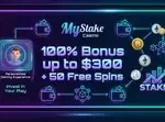 100% Bonus up to $300 + 50 Free Spins